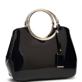 Stylish Polyester Shoulder Bag in [Black] - Versatile and Functional