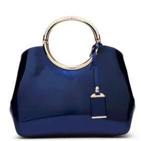 Women's Polyester Handbag in [Blue] - Sophisticated and Chic