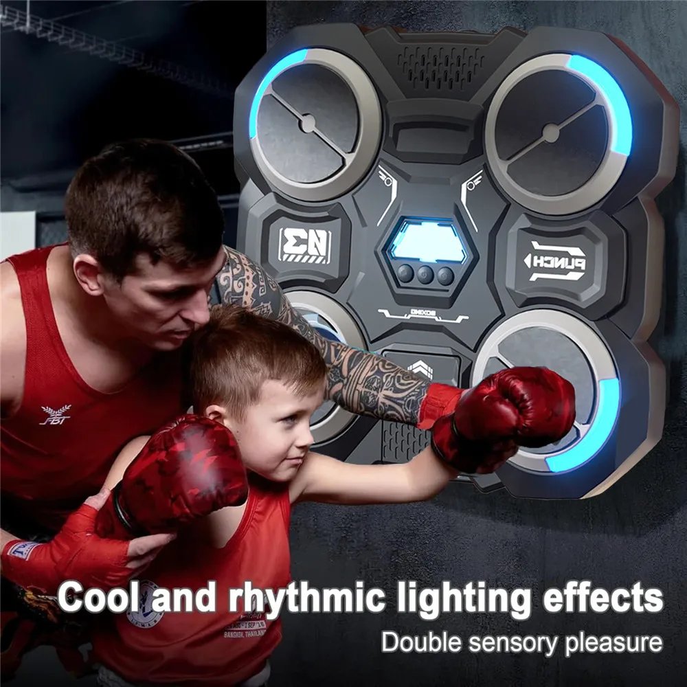 Music Boxing Machine Bluetooth-compatible Music Boxing Machine Children's Music Boxing Machine Smart Boxing Machine Wall Mounted