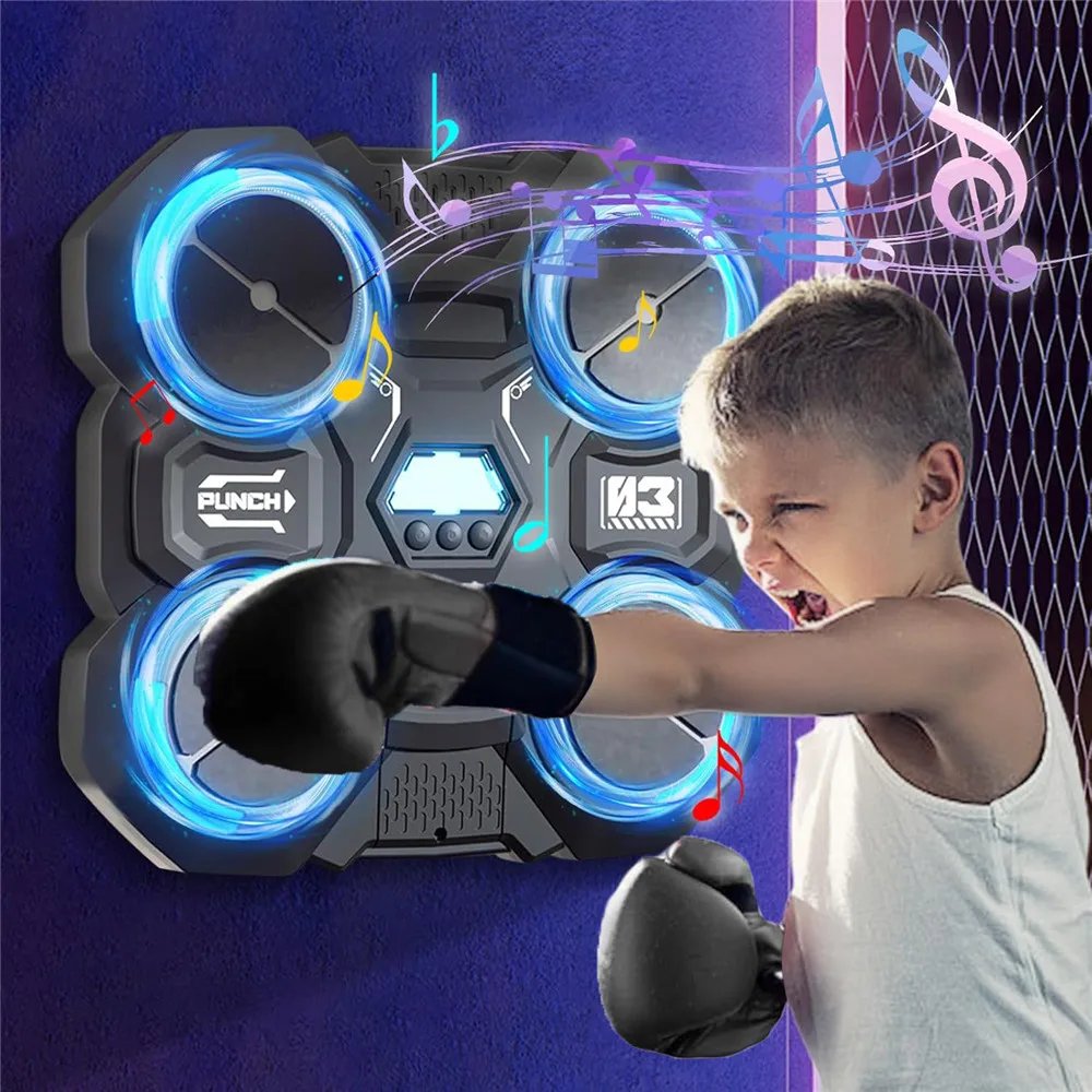 Music Boxing Machine Bluetooth-compatible Music Boxing Machine Children's Music Boxing Machine Smart Boxing Machine Wall Mounted