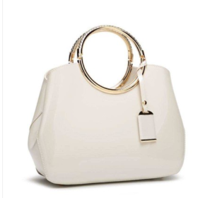 Elegant Women's Polyester Handbag in [White] - Classic Design