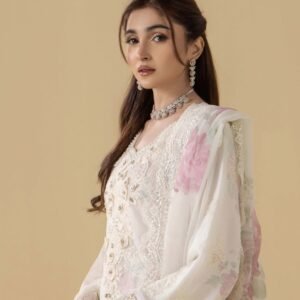 ZA GRACE | Luxury Chiffon Collection | White